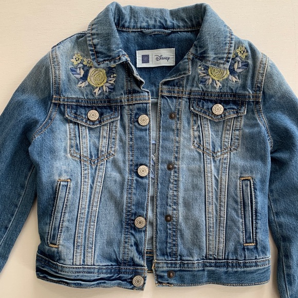 Girls Denim Gap/Disney Belle jacket (6/7) - Picture 2 of 5
